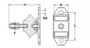 Soporte Motor Tipo B 45 SHA M16 H 149