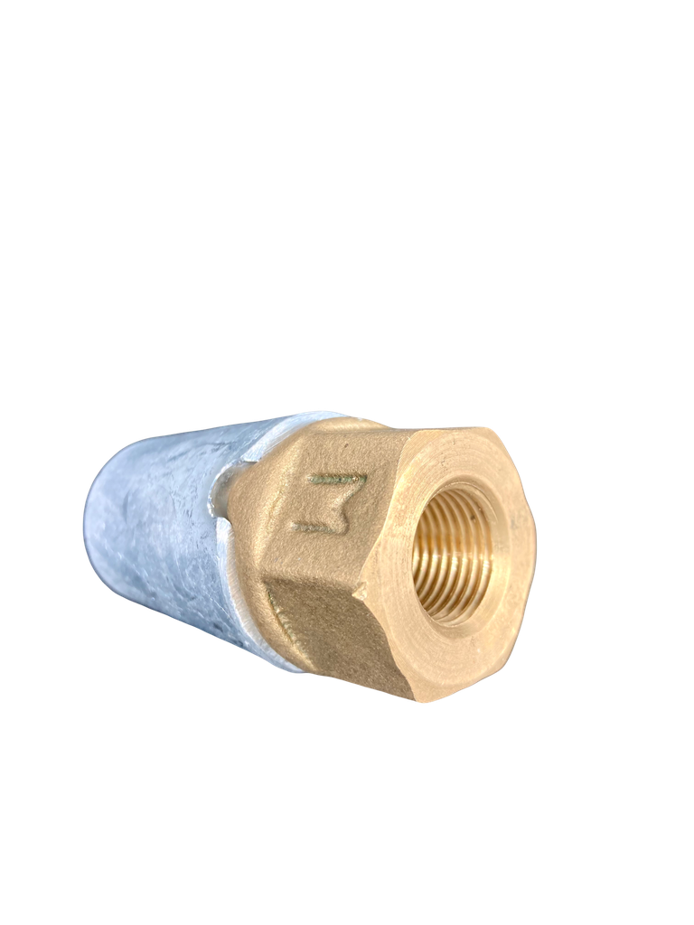Tuerca con Ánado de Zinc Eje Ø 25 RH Completa 3/8&quot; GAS