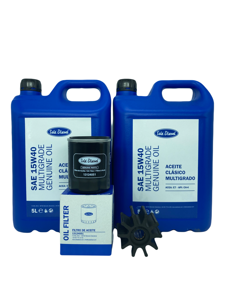 Pack Mantenimiento Solé Mini 55 (200 Horas)